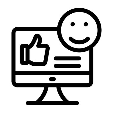 bilgisayar simgesi vektör illüstrasyonu