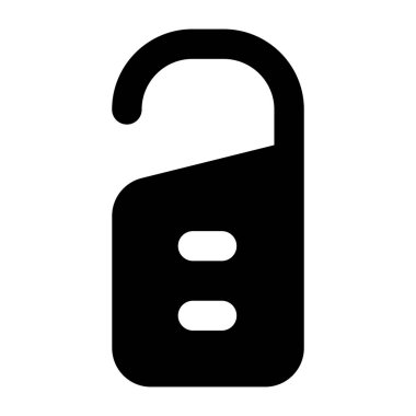 asma kilit vektör illüstrasyonu açıldı