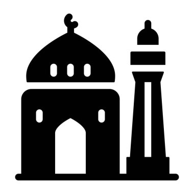 Cami simgesi. Web için su şişesi vektör simgelerinin basit çizimi