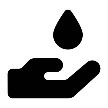 Elini ver. Web simgesi basit illüstrasyon