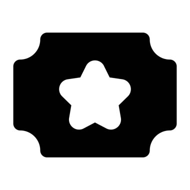 Yıldız. Web simgesi basit illüstrasyon