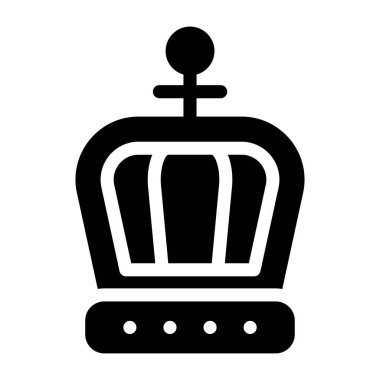 taç web simgesi basit tasarım 
