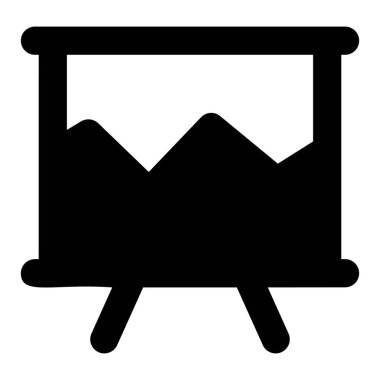 Garson. Web simgesi basit illüstrasyon