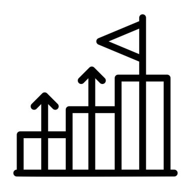 analitik çizelge çizelgesi vektör simgesi