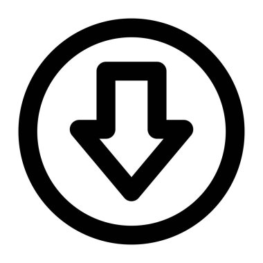 İndir. Web simgesi basit illüstrasyon