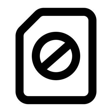 tüten simge yok, vektör illüstrasyonu