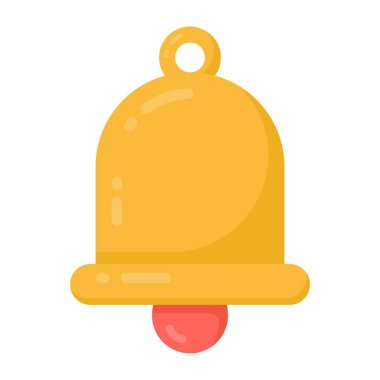 Çan ikonu. Web için vektör simgelerinin basit illüstrasyonu