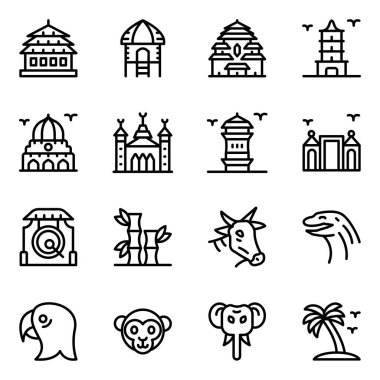 Modern b 'nin vektör illüstrasyonu eksik simgesi