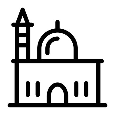 Cami. Web simgesi basit tasarım