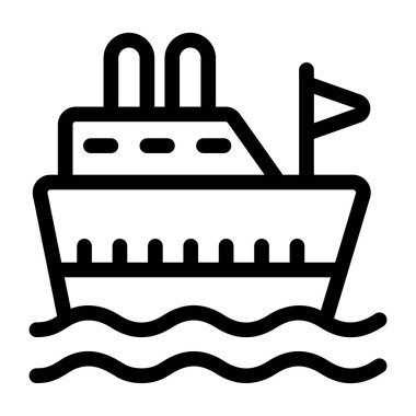 yiyecek ve içecek satırı vektör simgesi.