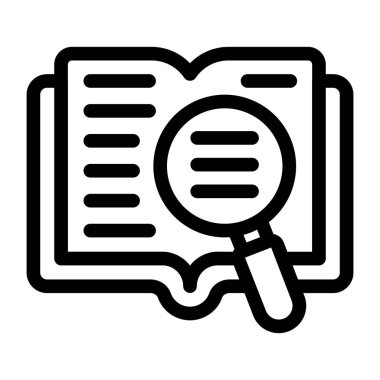 Ara. Web simgesi basit tasarım