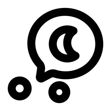 Konuş. Web simgesi basit illüstrasyon