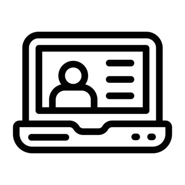 işletme ve eğitim çizgisi vektör simgesi.