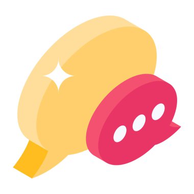 sohbet web simgesi basit tasarımı  