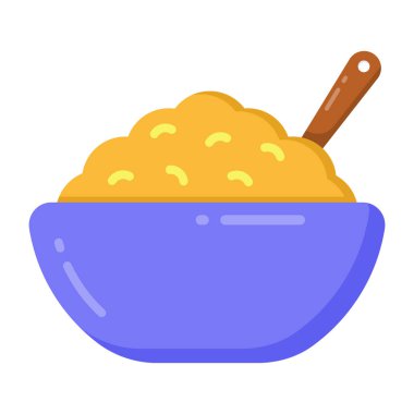 yemek vektörü illüstrasyonu