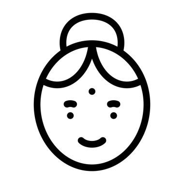 Bebeğim. Web simgesi basit illüstrasyon