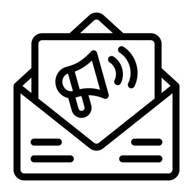 Mektup. Web simgesi basit tasarım