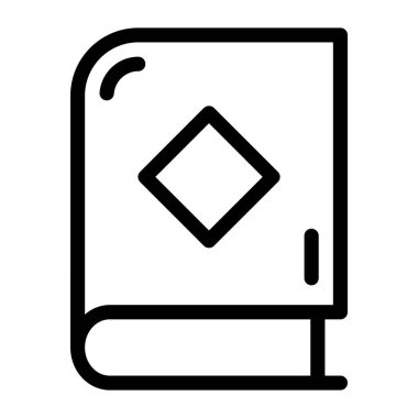 Kitap. Web simgesi basit tasarım