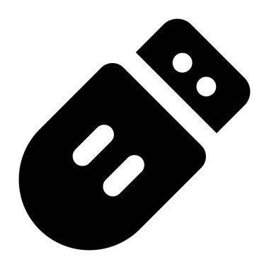 Flash disk web simgesi basit tasarım 