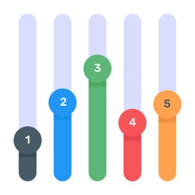 Modern iş simgesinin vektör illüstrasyonu