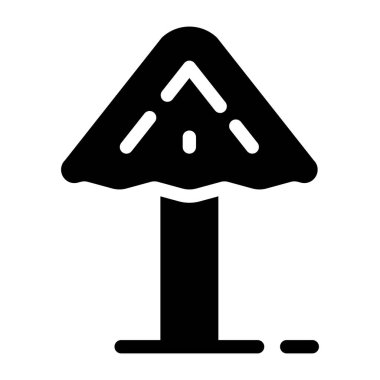 şemsiye web simgesi basit tasarım 