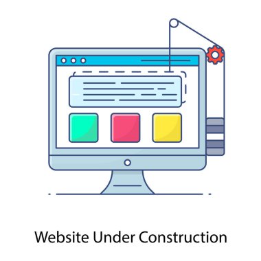 seo modern simgesinin vektör illüstrasyonu