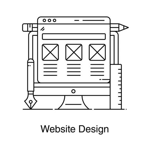 Illustration Vectorielle Icône Email — Image vectorielle