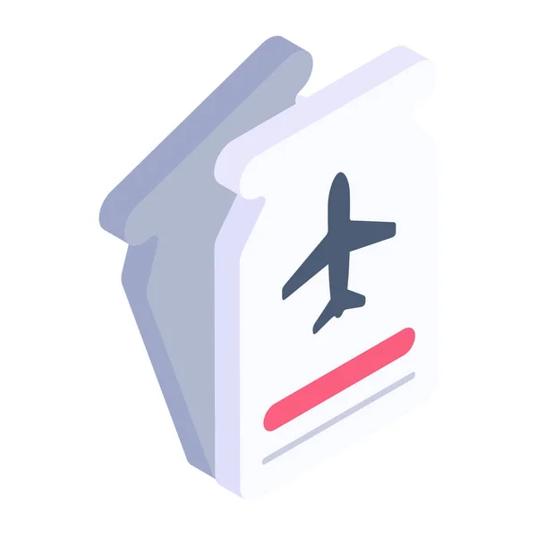 Flughafen Web Symbol Einfache Illustration — Stockvektor