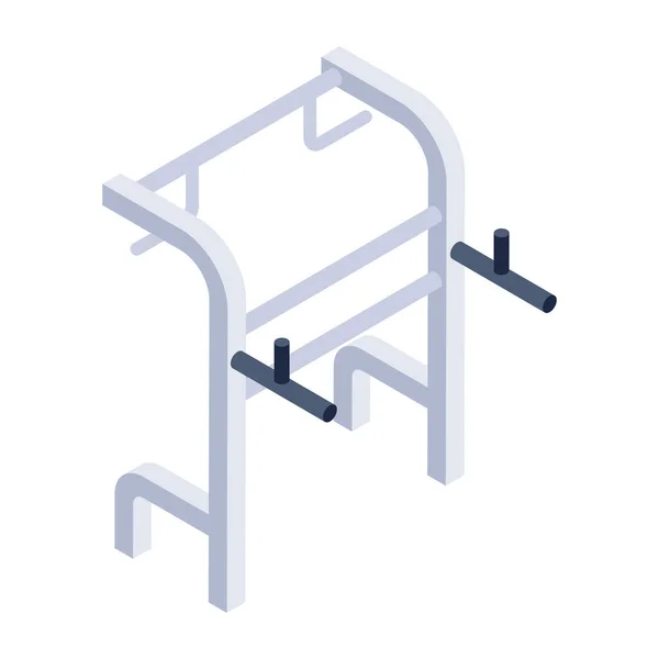 Bank Symbol Isometrische Darstellung Von Straßenvektorsymbolen Für Webdesign Isoliert Auf — Stockvektor
