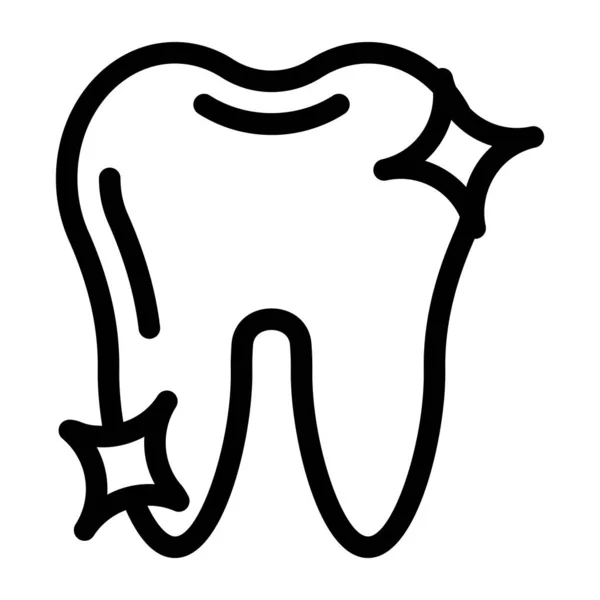 Atención Dental Ilustración Simple — Archivo Imágenes Vectoriales
