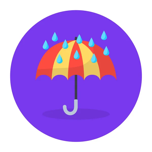 Regenschirm Symbol Vektorillustration — Stockvektor