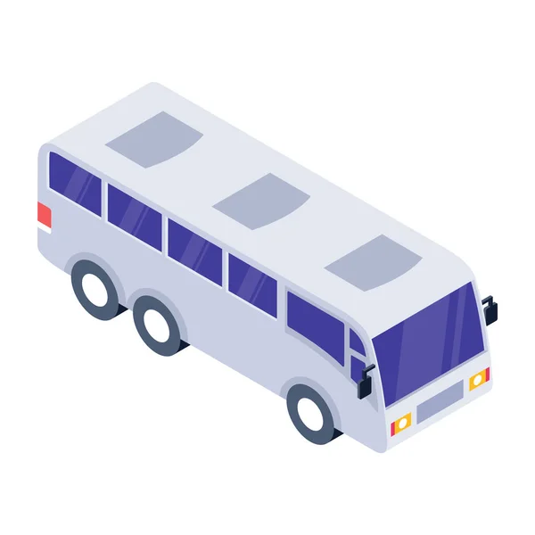 Bus Icon Simple Illustration Police Car Vector Icons Web — Stock Vector