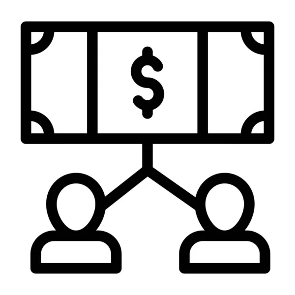 Financieel Verslag Platte Vector Pictogram — Stockvector