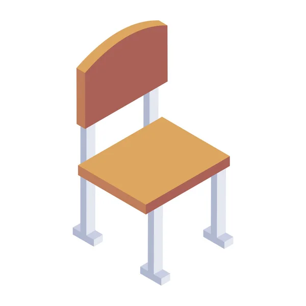 Tisch Web Symbol Einfache Illustration — Stockvektor