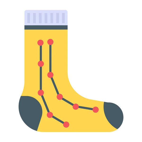 Çorap Simgesi Basit Tasarım — Stok Vektör