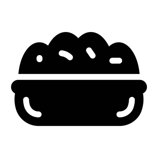 Burger Icône Web Illustration Simple — Image vectorielle