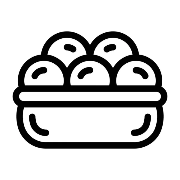 Lebensmittel Symbol Vektor Illustration — Stockvektor