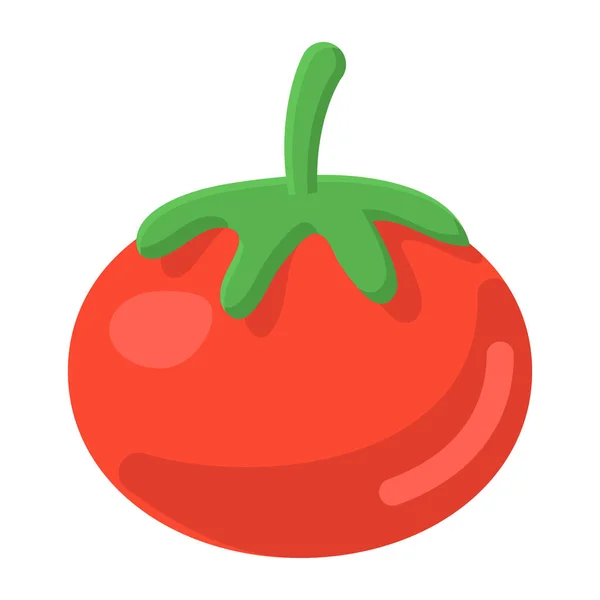 Tomato Icon Cartoon Illustration Pepper Vector Icons Web — Stock Vector