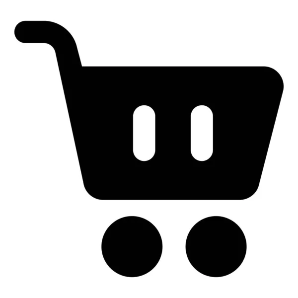 Carrito Compras Ilustración Simple — Archivo Imágenes Vectoriales