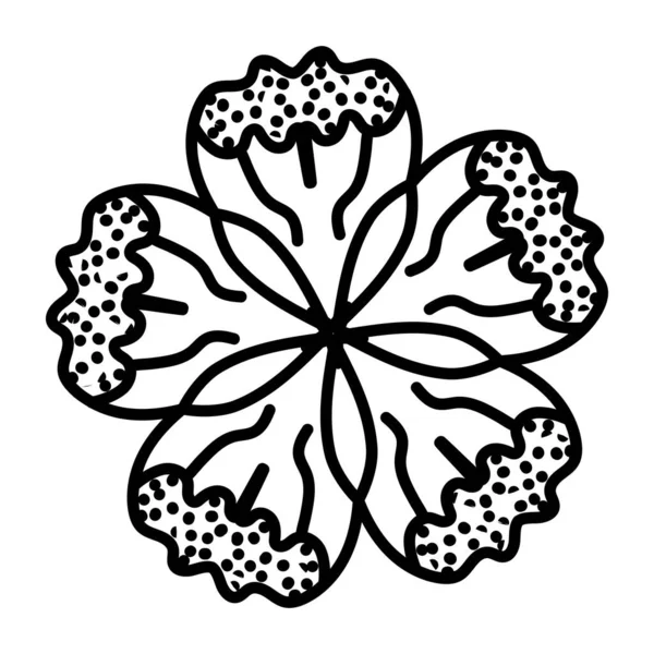 花の要素のベクトル図 — ストックベクタ