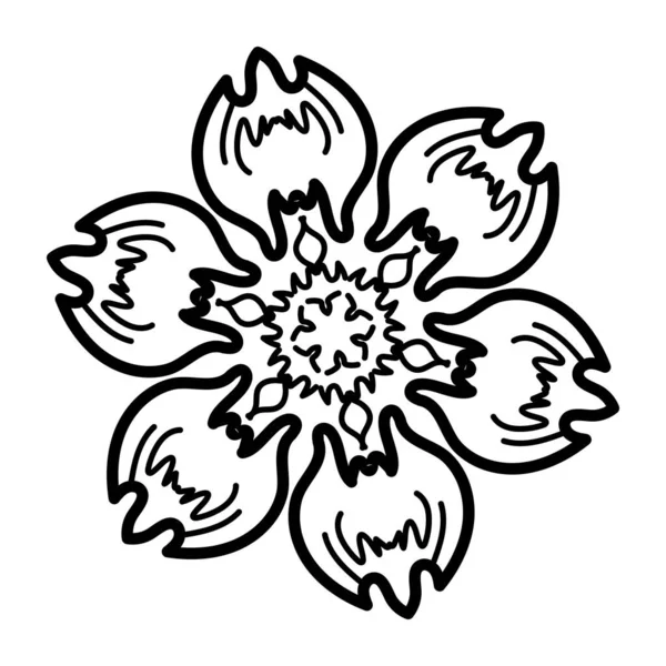 Векторная Иллюстрация Красивого Цветочного Узора — стоковый вектор