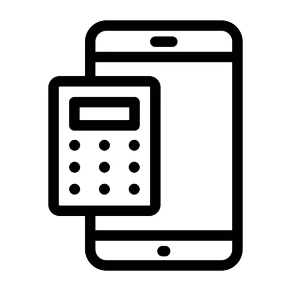 Icône Web Smartphone Illustration Vectorielle — Image vectorielle