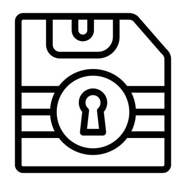 Sarkık. Web simgesi basit illüstrasyon