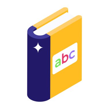 kitap simgesi vektör illüstrasyonu