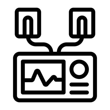 multimedya. Web simgesi basit illüstrasyon
