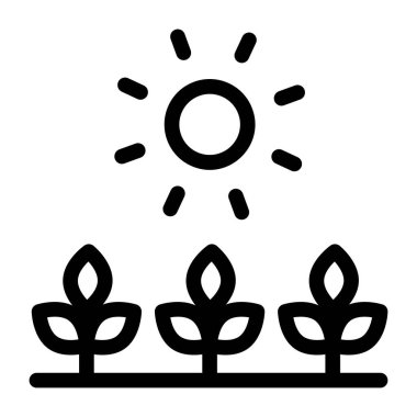 Ayçiçeği. Web simgesi basit tasarım