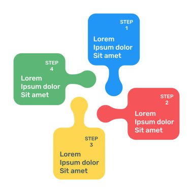 İş sunumu için bilgi şablonu, broşür, el ilanı, poster, web tasarımı, vektör illüstrasyonu