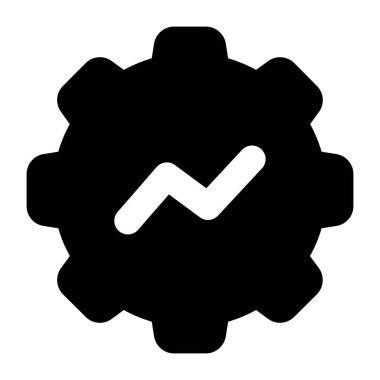 Ağ ve mobil simge. izole ve siyah illüstrasyon