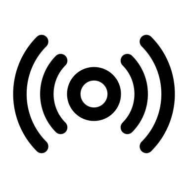 Beyaz arkaplanda izole edilmiş wifi simgesi vektörü, şeffaf, siyah tasarım üzerinde kablosuz işaret kavramı