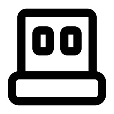 Web simgesi, vektör illüstrasyonu, yazıcı 